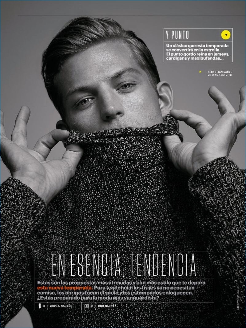 Sebastian Sauvé for Men's Health Spain