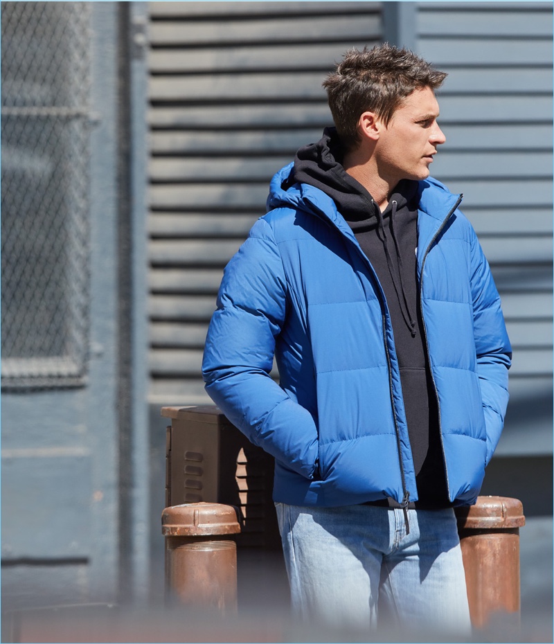 Woolrich John Rich & Bros. Blue Puffer Jacket