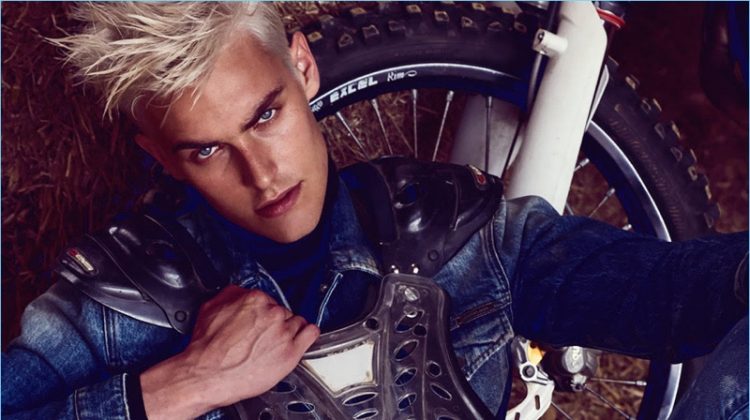 Otto Seppalainen Rocks Bold Biker-Inspired Styles for L’Officiel Hommes Swiss