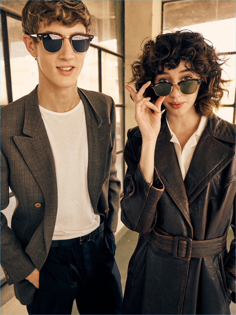 Ray-Ban's Clubmaster sunglasses receive a retro update with the brand's Reloaded series.