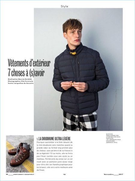 Roberto Sipos Rocks Outerwear for GQ France - The Fashionisto