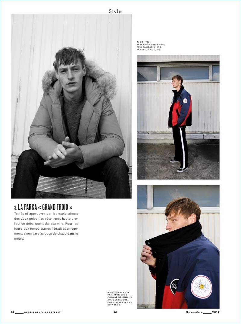 Roberto Sipos Rocks Outerwear for GQ France