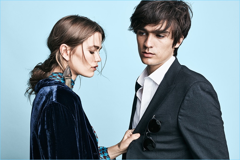 Mathilde Brandi and Alain-Fabien Delon star in SAND Copenhagen's fall-winter 2017 campaign.