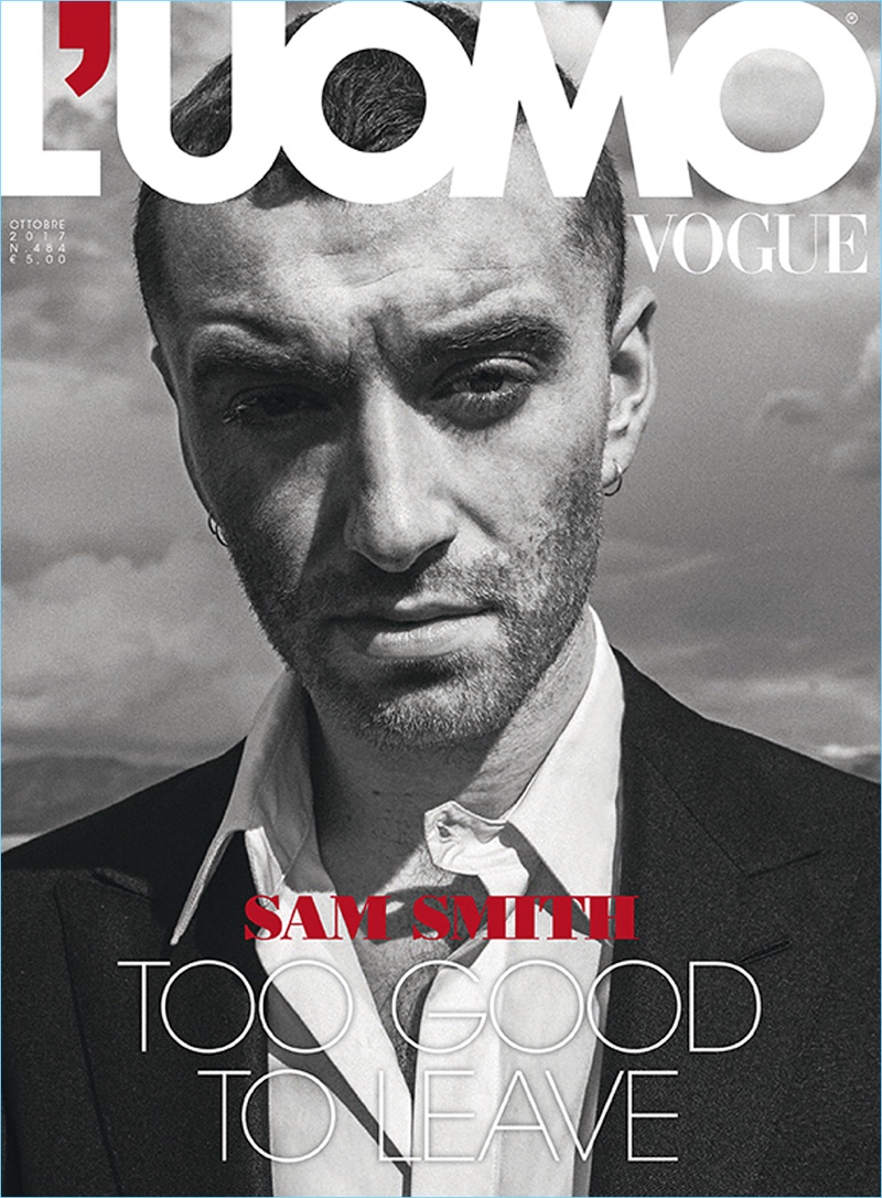 Sam Smith covers the October 2017 issue of L'Uomo Vogue.