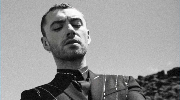 Singer Sam Smith wears Dior Homme for L'Uomo Vogue.