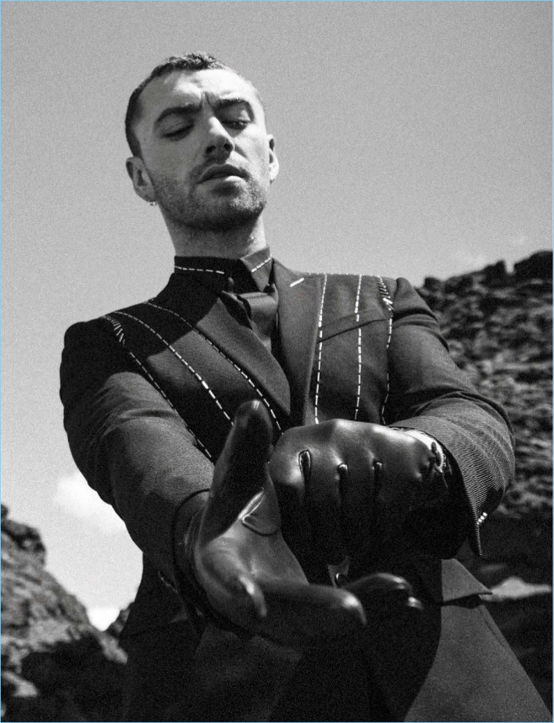 Singer Sam Smith wears Dior Homme for L'Uomo Vogue. » Sam Smith Covers L'Uomo Vogue, Talks Sophomore Album Pressures Singer Sam Smith wears Dior Homme for L'Uomo Vogue.