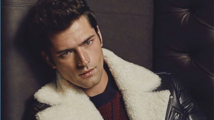 Sean O’Pry Sports Leather + More for Glass Cover Shoot