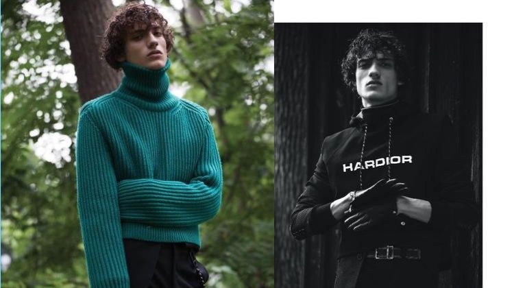 Serge Rigvava Dons Dior Homme for Manifesto