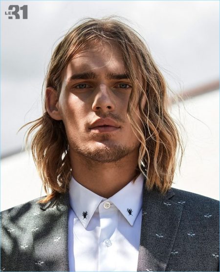 Glam Rock: Ton Heukels Models Cool Styles for Simons