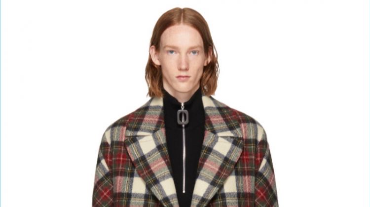 Stella McCartney Red Tartan Coat