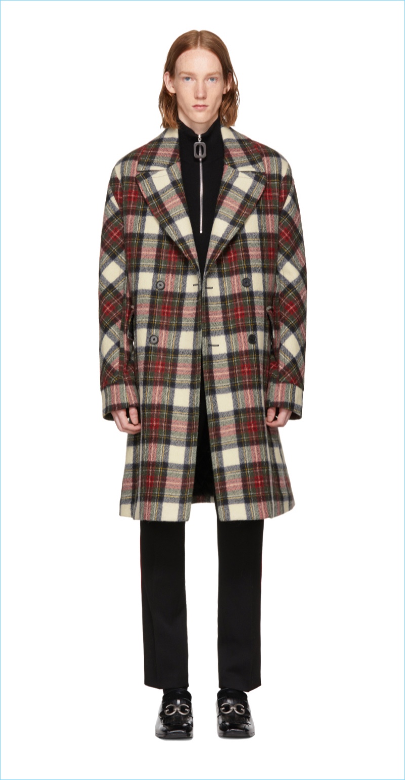 Stella McCartney Red Tartan Coat