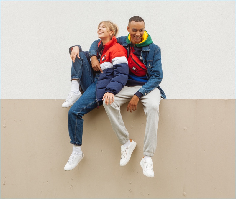 Zsá Zsá Inci Bürkle and Aaron Max come together in new styles from Tommy Jeans.