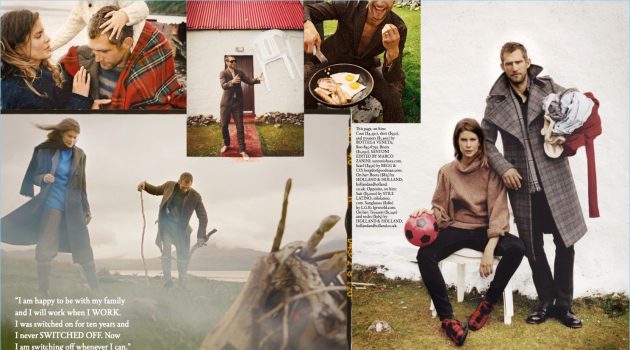 At the Edge of the World: Will Chalker & Family for Esquire Big Black Book