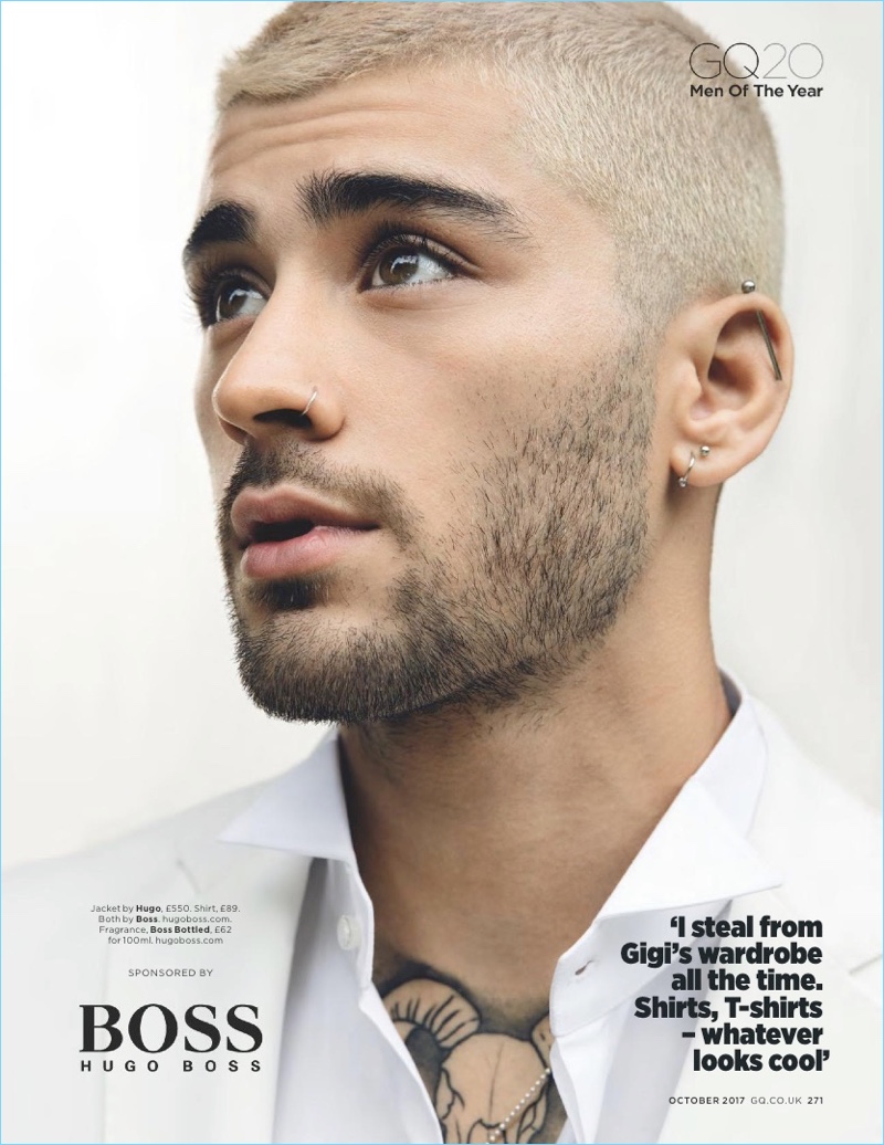 Zayn Malik stars in a photo shoot for British GQ.