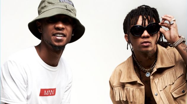 Rae Sremmurd fronts boohooMAN's fall-winter 2017 campaign.