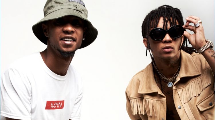 Rae Sremmurd fronts boohooMAN's fall-winter 2017 campaign.