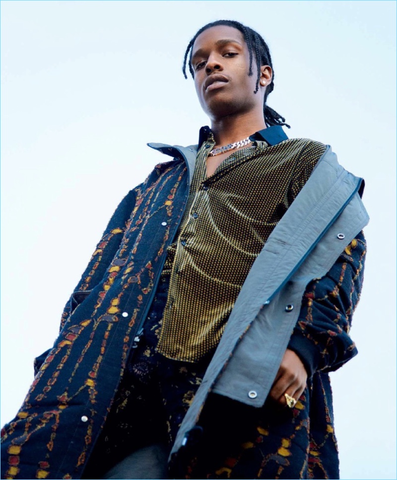 Berluti - - ASAP Rocky wearing a #Berluti Black Wool 