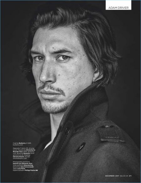 Adam Driver 2017 British GQ Cover Photo Shoot 008