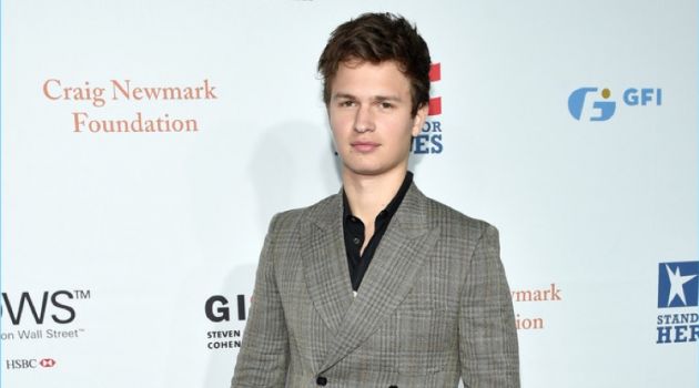 Ansel Elgort Suits Up in English Number by Stella McCartney Ansel Elgort Suits Up in English Number by Stella McCartney