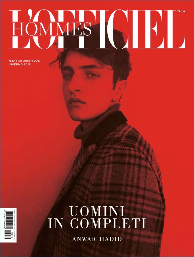 Anwar Hadid L'Officiel Hommes Italia Cover