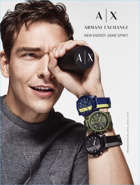 Armani Exchange Fall Winter 2017 Watches Campaign 002