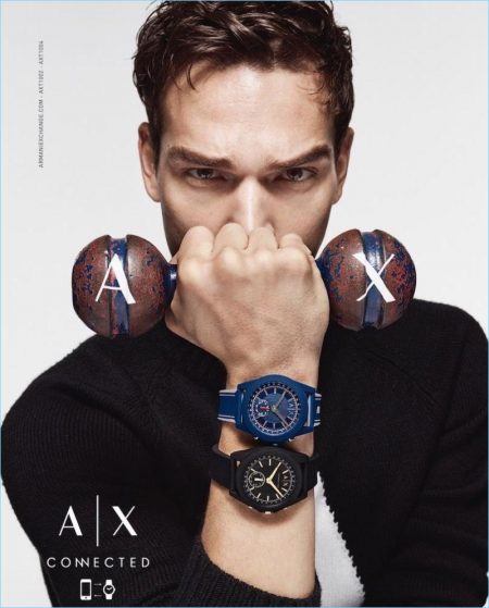 Armani Exchange Fall Winter 2017 Watches Campaign 005