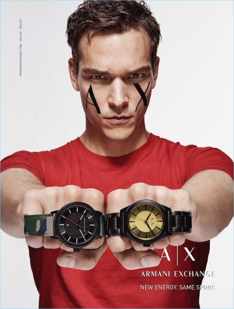 Armani Exchange taps Alexandre Cunha as the star of its fall-winter 2017 watch campaign. » Alexandre Cunha Stars in Armani Exchange Fall '17 Watch Campaign Armani Exchange taps Alexandre Cunha as the star of its fall-winter 2017 watch campaign.