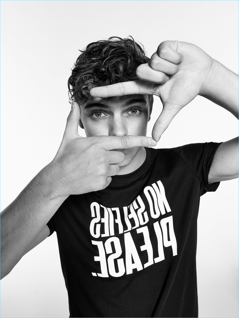DJ Martin Garrix connects with Armani Exchange for its statement t-shirt campaign.