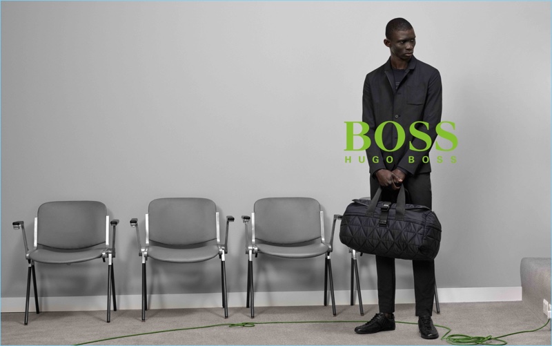 Fernando Cabral fronts BOSS Green's fall-winter 2017 campaign.