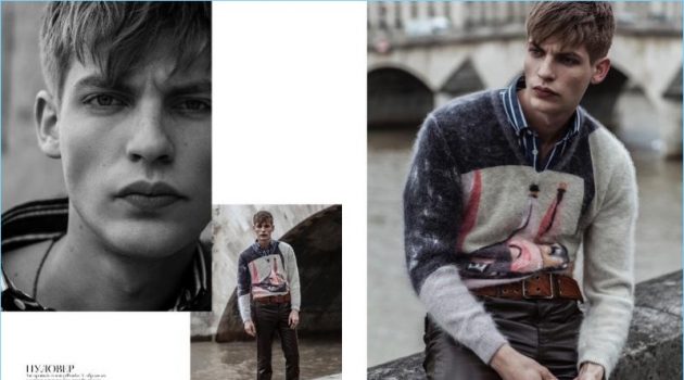 Baptiste Radufe Sports Balenciaga + More for Vogue Man Ukraine Baptiste Radufe Sports Balenciaga + More for Vogue Man Ukraine