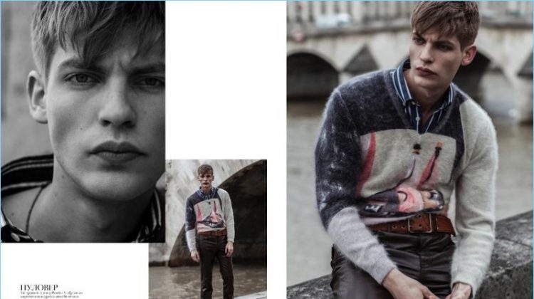 Baptiste Radufe Sports Balenciaga + More for Vogue Man Ukraine