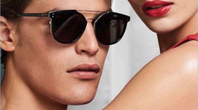 Parker van Noord & Grace Elizabeth Couple Up for CH Carolina Herrera Eyewear Campaign Parker van Noord and Grace Elizabeth front CH Carolina Herrera's fall-winter 2017 campaign.