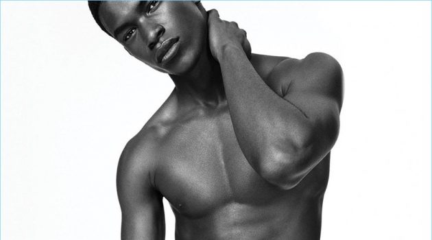 Salomon Diaz & Roan van Oort Front Calvin Klein Fall '17 Underwear Campaign Willy Vanderperre photographs Salomon Diaz in Calvin Klein's Customized Stretch microfiber low-rise trunks.