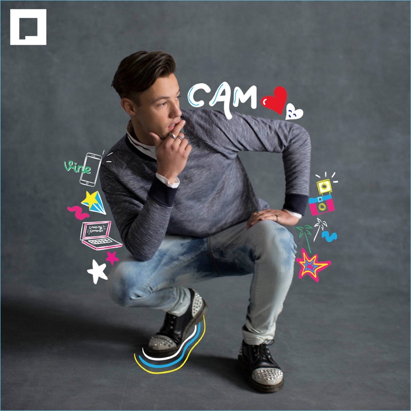 Digital influencer Cameron Dallas fronts Penshoppe's holiday 2017 campaign.