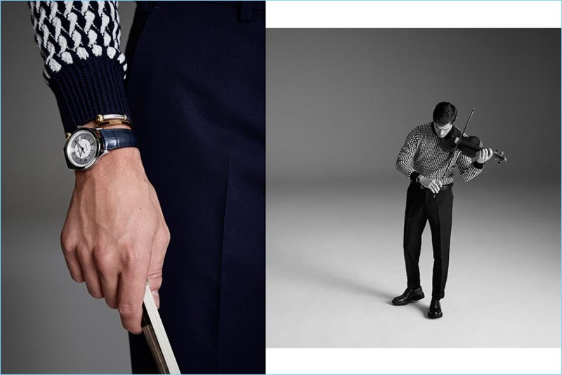 Charlie Siem connects with Mr Porter to showcase the new arrival of Jaeger-LeCoultre watches.