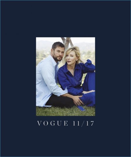 Chris Hemsworth Cate Blanchett 2017 Vogue Australia Cover Photo Shoot 002