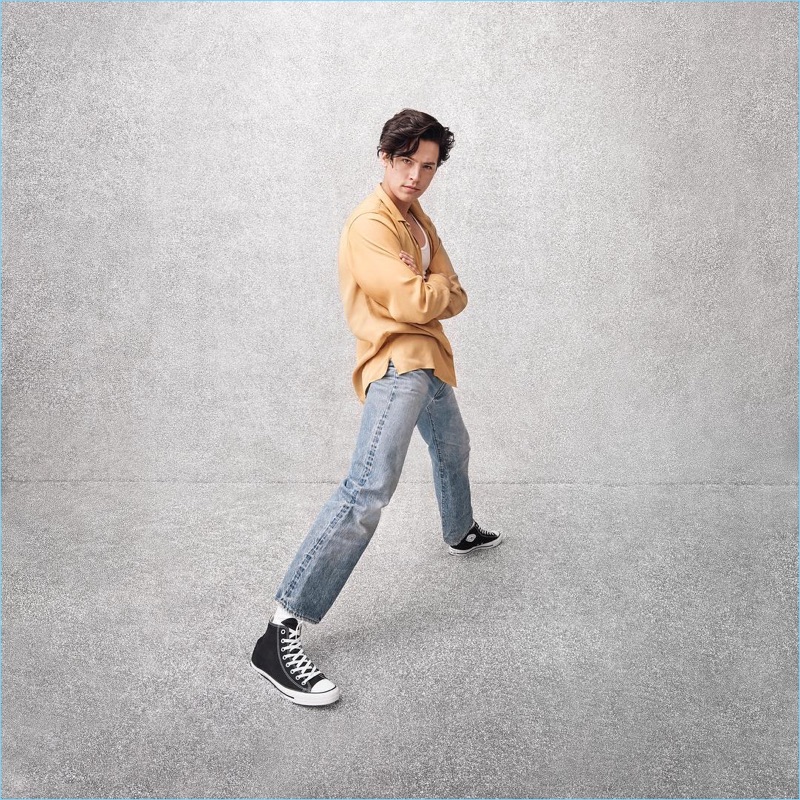 Riverdale actor Cole Sprouse fronts Converse's advertising campaign.