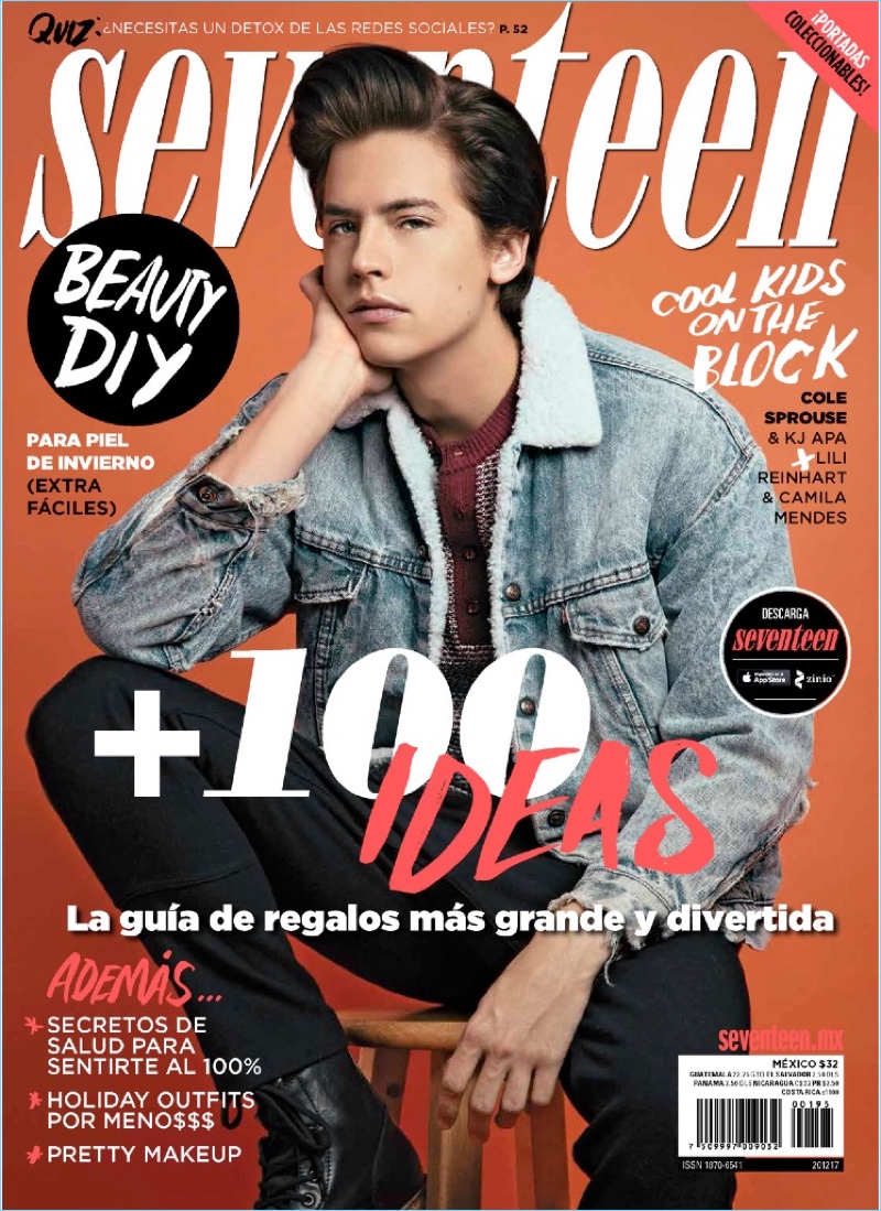 Cole Sprouse Seventeen México November 2017 Cover