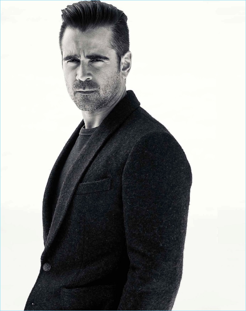 Men's Style Australia spotlights Colin Farrell for its latest issue.