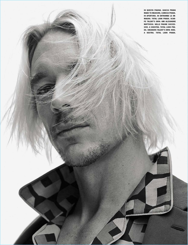 Ready for his close-up, Diplo wears Prada.