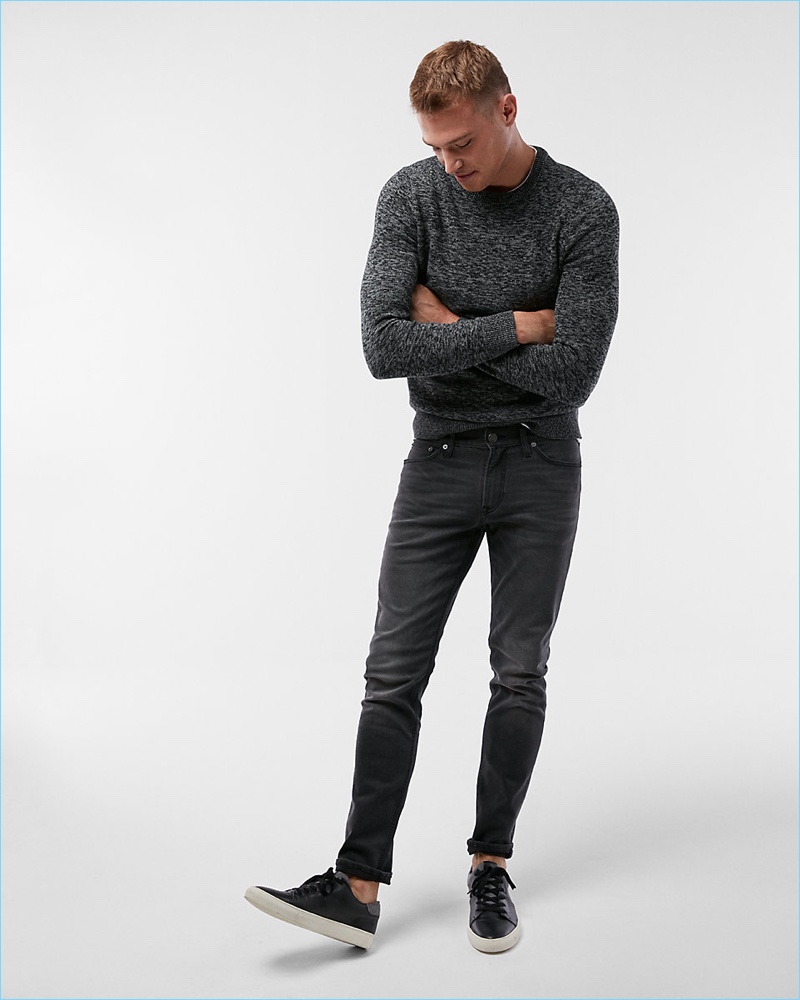 Express Skinny Black Tough Stretch+ Jeans