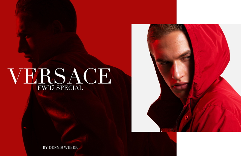 Fashionisto Exclusive: Ruben Vanghillewe and Paul François photographed by Dennis Weber in Versace