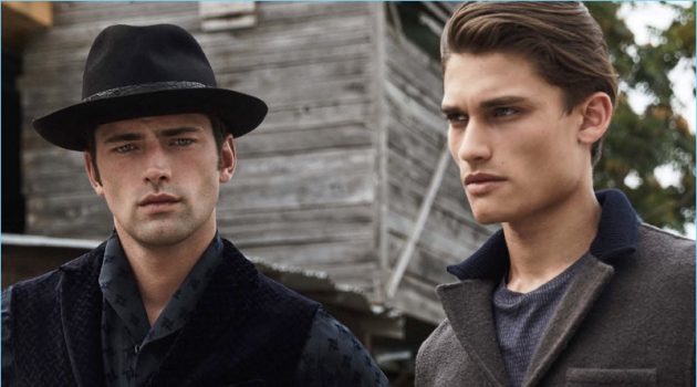 Elegant Wild West: Sean O'Pry + More for GQ Japan