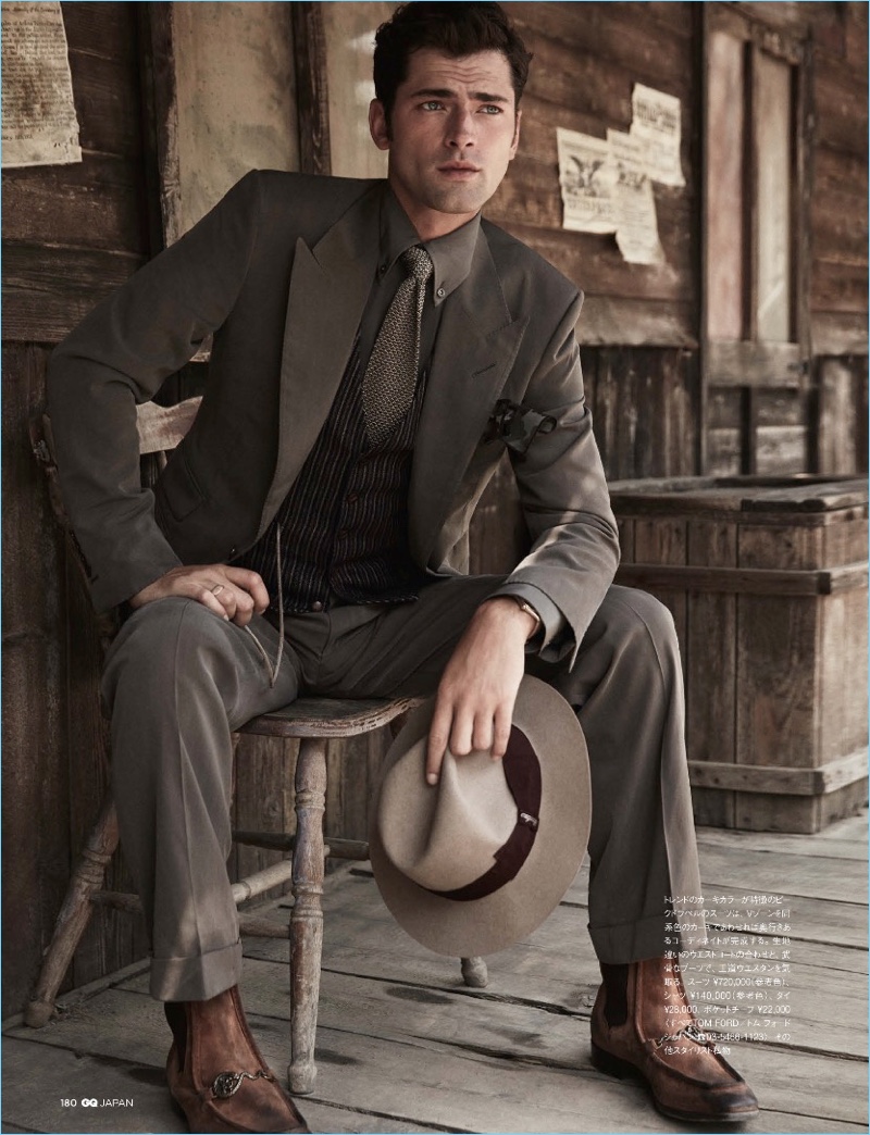 GQ Japan 2017 Editorial Elegant Wild West 005