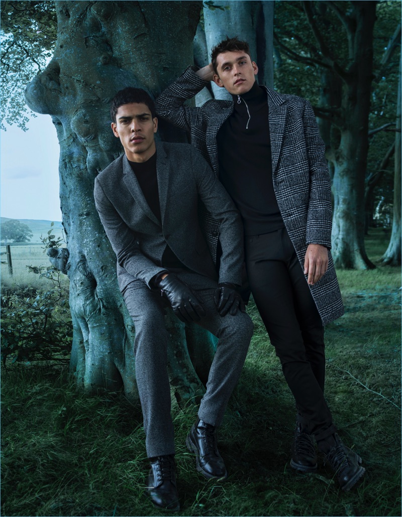 Celebrating the holidays in style, Geron McKinley and Anders Hayward link up with H&M.