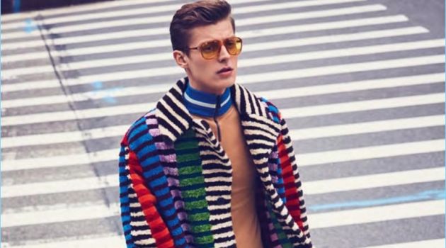 Janis Ancens Models Playful Fall Fashions for GQ Style Russia Janis Ancens Models Playful Fall Fashions for GQ Style Russia