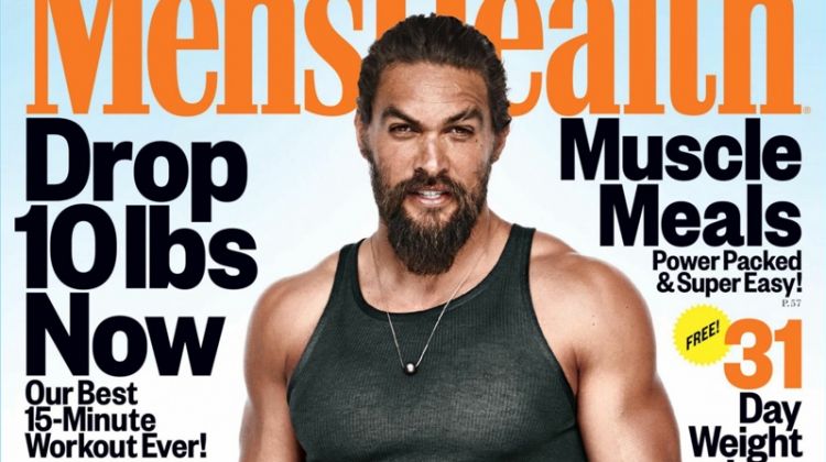 Playing the guitar, Jason Momoa stars in a new photo shoot.