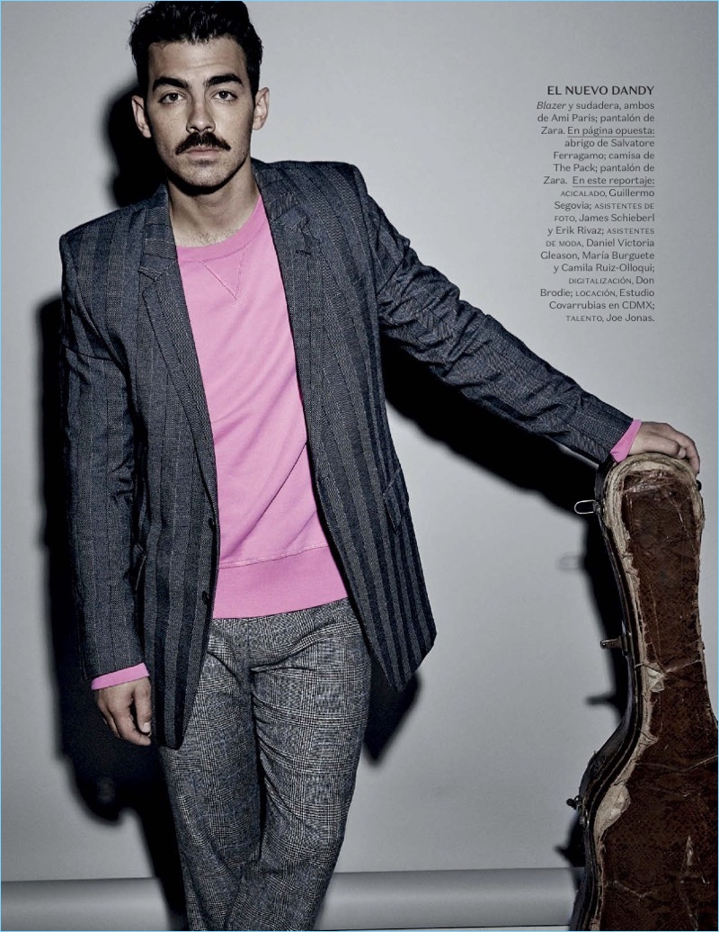 Joe Jonas Vogue Hombre 2017 Cover Photo Shoot
