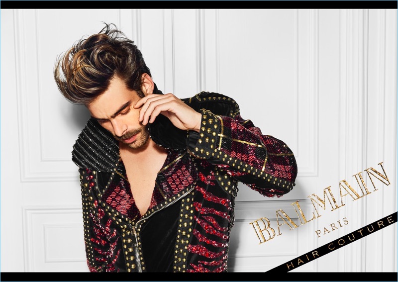 Balmain Hair Couture reunites with Jon Kortajarena for a campaign.