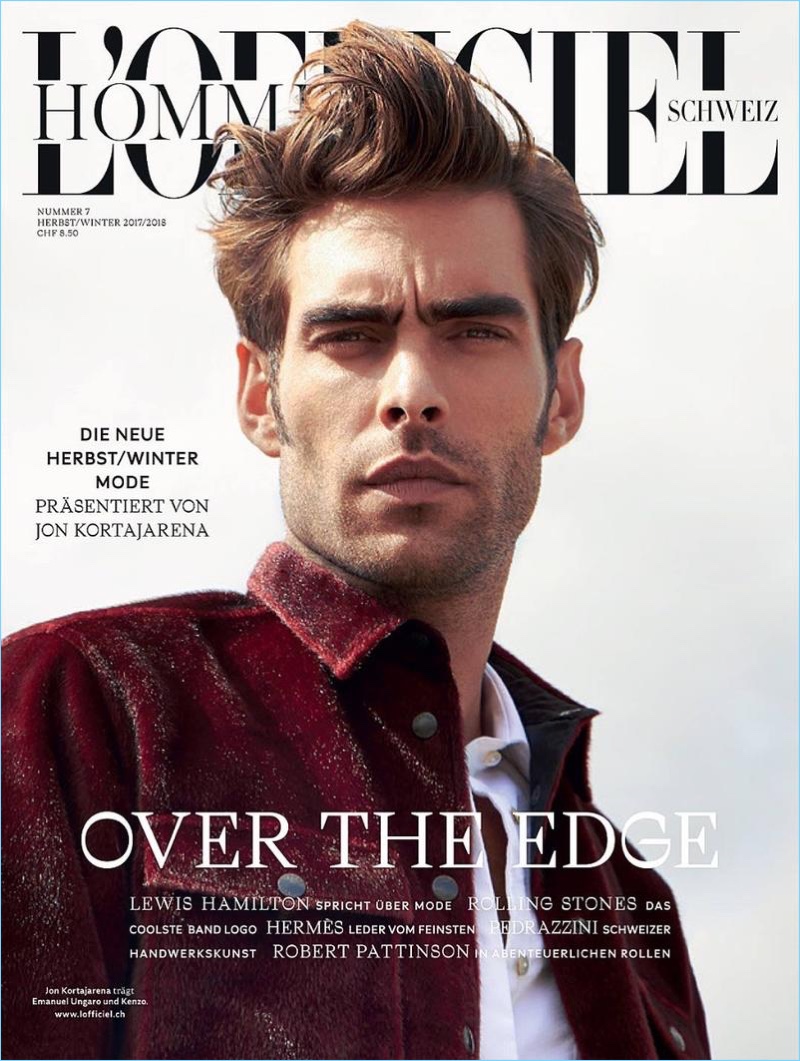 Jon Kortajarena 2017 LOfficiel Hommes Switzerland Cover